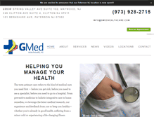 Tablet Screenshot of gmedhealthcare.com
